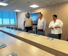 В Мариуполе прошло открытие пенсионного и социального фонда