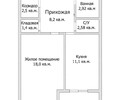 Продается однокомнатная квартира
