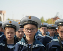 Филиал Нахимовского военно-морского училища в Мариуполе принял первых воспитанников