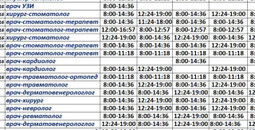 График работы врачей Поликлиники №2 со 2 по 8 марта / ГБУ ММКЦ БИЛ (больница Водников)