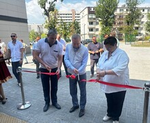 В Мариуполе прошло открытие пенсионного и социального фонда
