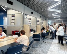 В Мариуполе прошло открытие пенсионного и социального фонда