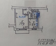 Продается 1к.кв., Левый берег, ул.Межевая, все рядом