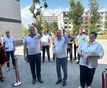 В Мариуполе прошло открытие пенсионного и социального фонда