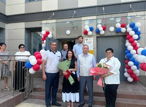 В Мариуполе прошло открытие пенсионного и социального фонда