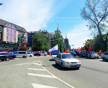 Автопробег в Мариуполе на День ПОБЕДЫ