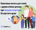 Семьи с двумя и более детьми могут не платить НДФЛ при продаже жилья