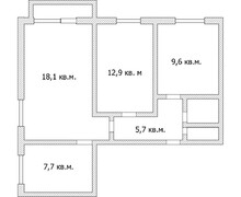 Продается 3-комнатная квартира | 8/9эт | 58.4 кв.м.