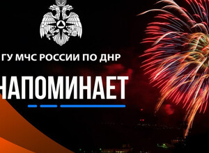 ГУ МЧС России по ДНР напоминает о запрете покупок и использования пиротехники